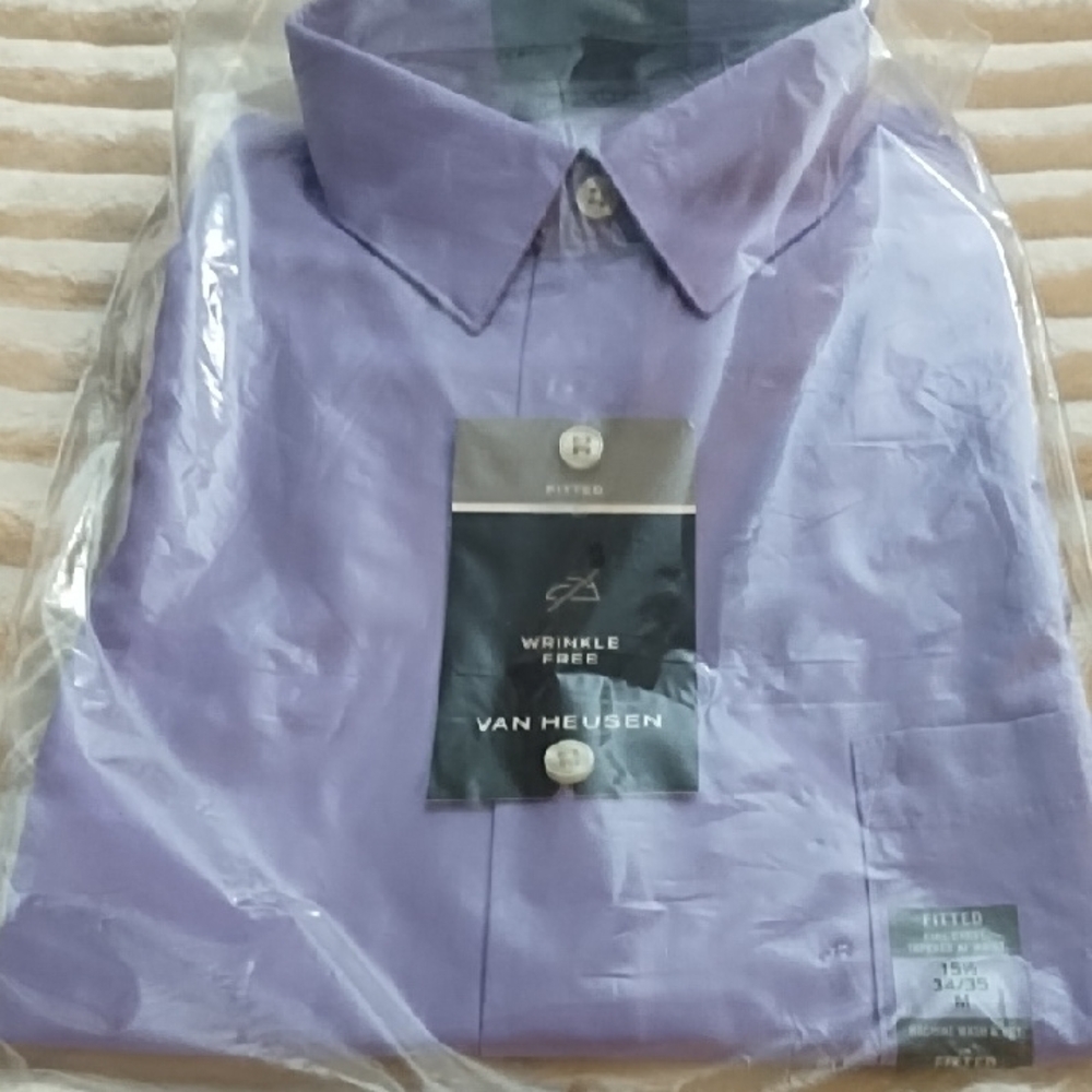 Van Heusen Men's Lavender Dress Shirt